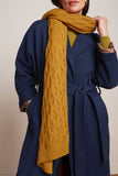King Louie scarf ajour carre gold 09119-876