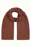 King Louie scarf brash cabernet red 09127-622