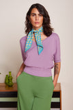 King Louie scarf cotton pebble kayaking green 09687-395
