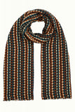 King Louie scarf Quincy spicy brown 08243-554