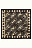 King Louie scarf satin cleo black 09688-001
