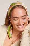 King Louie scarf satin jiggy dark citron 09691-267