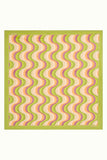 King Louie scarf satin jiggy dark citron 09691-267