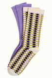 King Louie socks 2-pack mares sheer lilac 09774-514