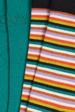 King Louie socks 2-pack millie stripe ponderosa green 09773-205
