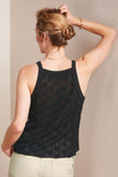King Louie sofie top indi black 09671-001
