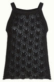 King Louie sofie top indi black 09671-001