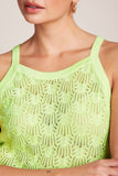 King Louie sofie top indi margarite green 09671-397