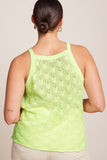 King Louie sofie top indi margarite green 09671-397