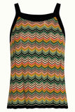 King Louie sofie top penny zigzag black 09791-001