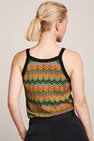 King Louie sofie top penny zigzag black 09791-001