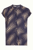 King Louie stella blouse cleo evening blue 09493-445