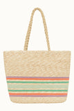 King Louie straw Bag Bari sand