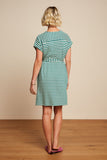 King Louie vera tunic dress chopito stripe ponderosa green 08867-205