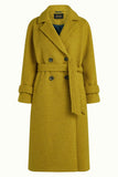 King Louie Maura Coat Chopsui Curry Yellow 09935-806