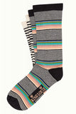 King louie socks 2 pack smithy black 08002-001