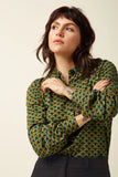 King Louie Carina Blouse Frio Spruced Green