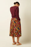 King Louie Febe Sweater Peachy Cabernet Red