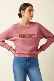 King Louie Febe Sweater Peachy Mesa Pink