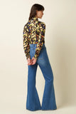 King Louie Jimmy Bell Bottom Pants Stone Denim Blue Tint