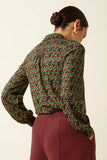 King Louie Maisie Blouse Mirth Jersey Rhubarb Red