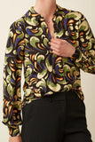 King Louie Maisie Blouse Rumble Black
