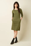 King Louie Mona Dress Frio Spruced Green