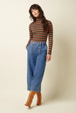 King Louie Rollneck Top Lumi Stripe Multi Color