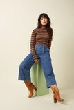 King Louie Rollneck Top Lumi Stripe Multi Color