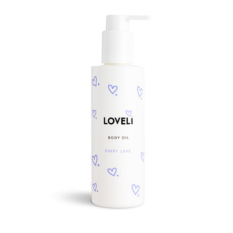 Loveli body oil poppy love 200ml p-262