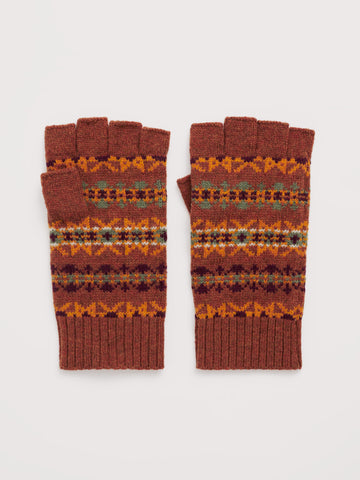 Seasalt Cornwall mabyn mittens Palace Cove Terracotta Mix