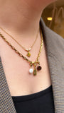 Madam the Label ketting isabelle miyuki beige goud