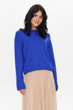 Nümph nucarma crop pullover clematis blue 703863-3130