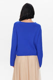 Nümph nucarma crop pullover clematis blue 703863-3130