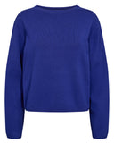 Nümph nucarma crop pullover clematis blue 703863-3130