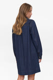Nümph nuchiku dress dark blue denim 706039-3012