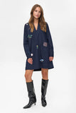 Nümph nuchiku dress dark blue denim 706039-3012