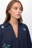 Nümph nuchiku dress dark blue denim 706039-3012