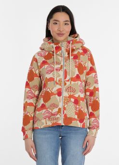 Ragwear Fllawia print Sweatshirt ecru 2521-30031-7004