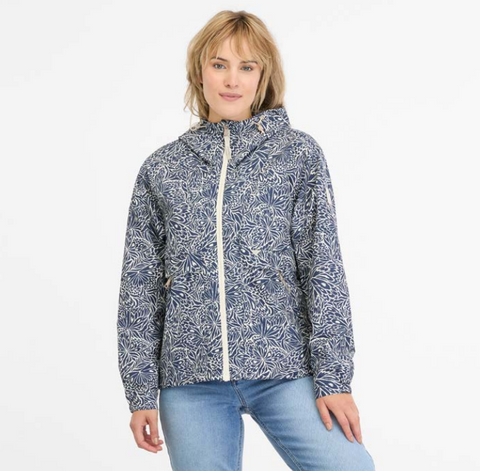 Ragwear chrisanta print jacket midnight 2511-60013-2000