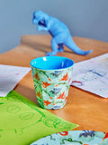 Rice medium melamine cup blue with dragon print MELCU-DRA