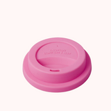 Rice silicone lid for tall melamine cup in 3 assorted colors: lavender, soft green, pink MELCU-LIDAW23XC