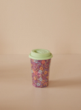 Rice silicone lid for tall melamine cup in 3 assorted colors: lavender, soft green, pink MELCU-LIDAW23XC