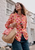 Seasalt Cornwall Larissa shirt sun geo marigold WM00243_SUN