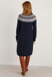 Seasalt Cornwall Centrepiece Dress Andrena Maritime Mix WM23687R