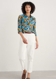 Seasalt Cornwall Larissa shirt citrus floral poseidon WM00243_CITRUS