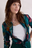 Seasalt Cornwall Larissa shirt lelant abstract mix B-WM29562-33070