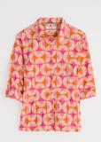 Seasalt Cornwall Larissa shirt sun geo marigold WM00243_SUN