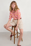 Seasalt Cornwall Larissa shirt sun geo marigold WM00243_SUN