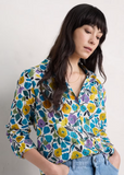 Seasalt Cornwall Larissa shirt zennor blooms chalk WM00243_ZENNOR